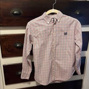 Boy’s Chaps 100% Cotton button down long sleeve shirt